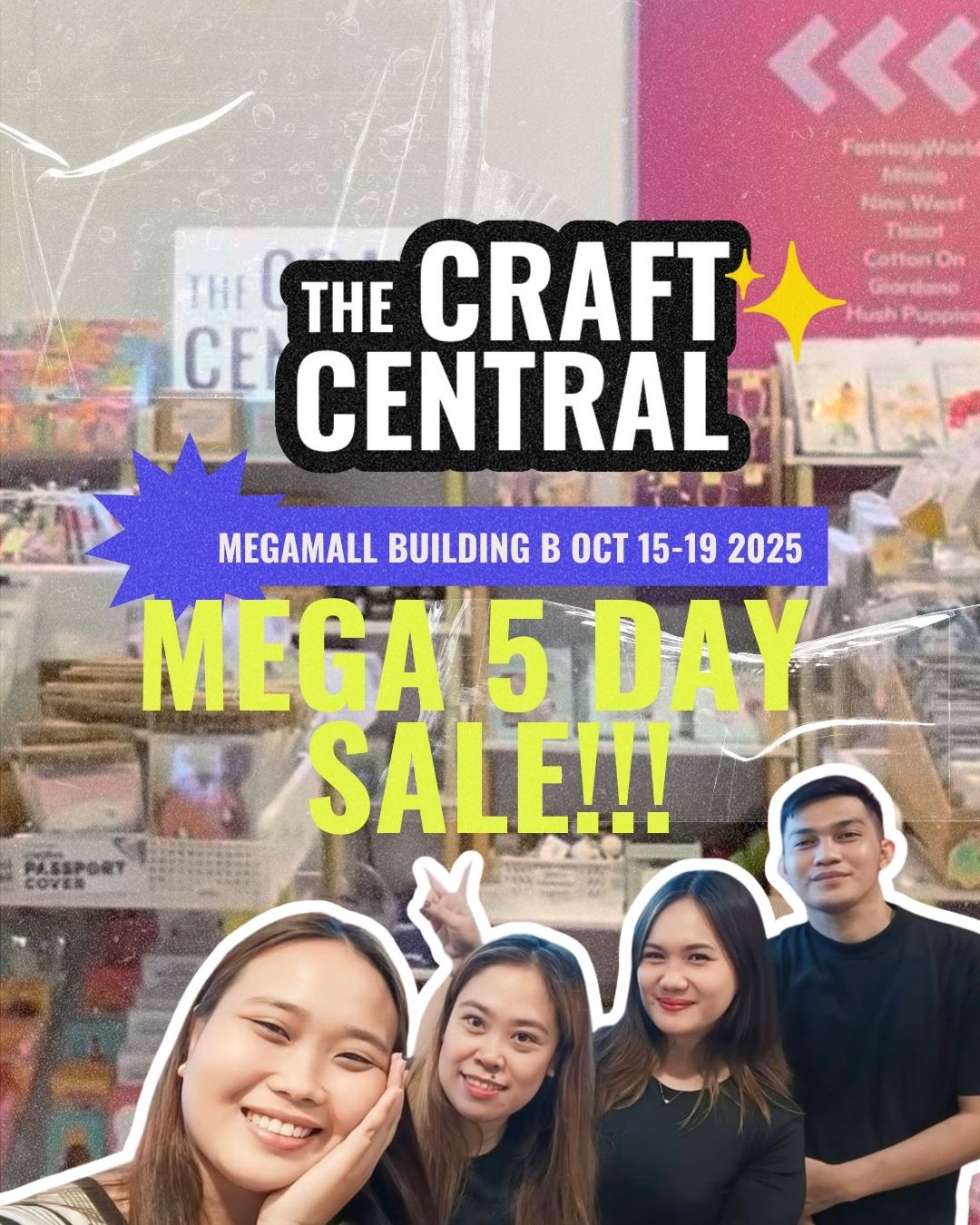 Get Ready! The Craft Central is joining the massive Mega 5-Day Sale at Megamall!