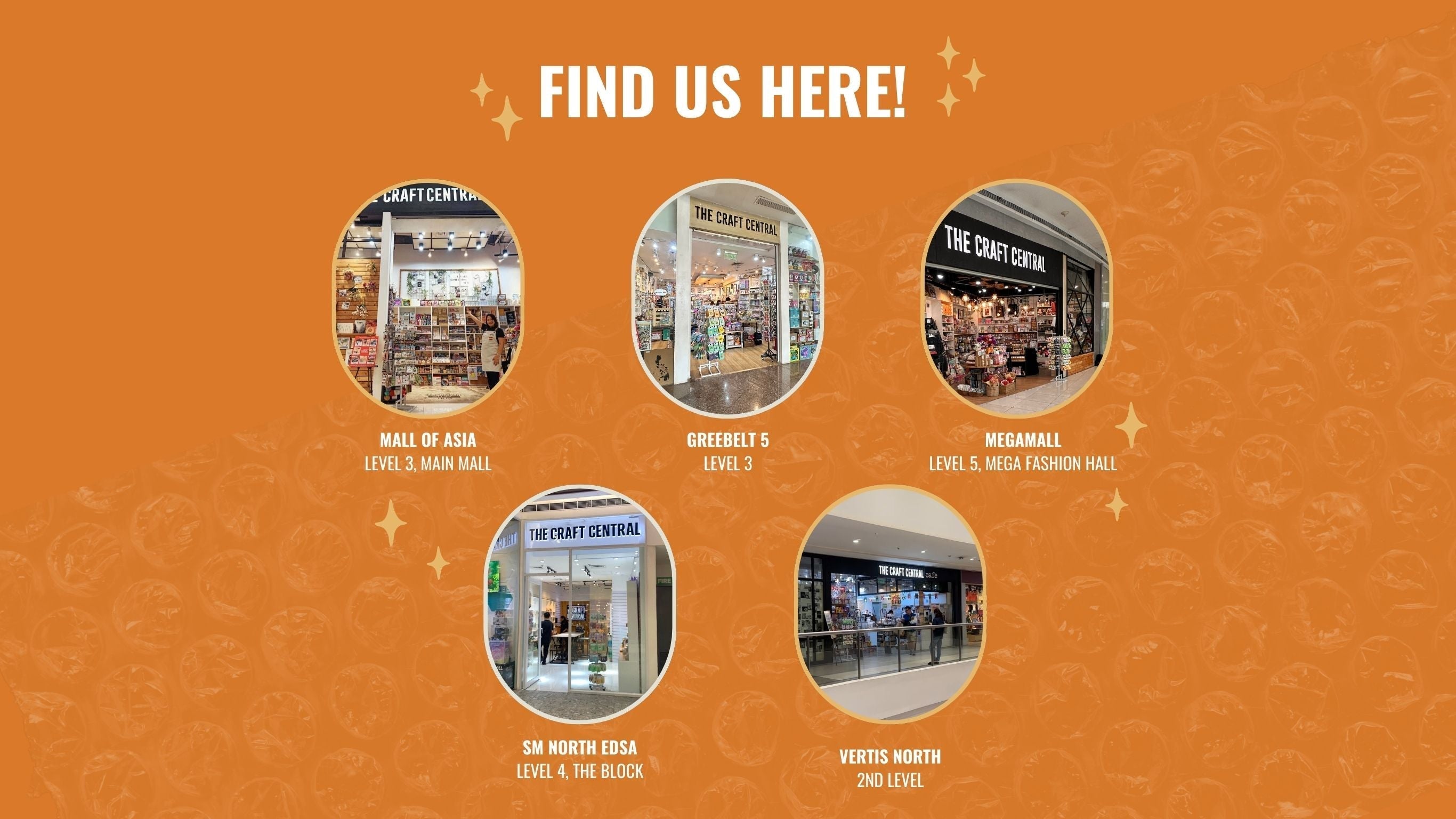 The Craft Central Store Locations