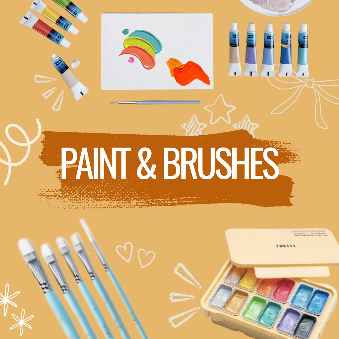 PAINTS AND BRUSHES