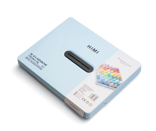 Miya Himi Gouache 112 Colors Twin Cup Set