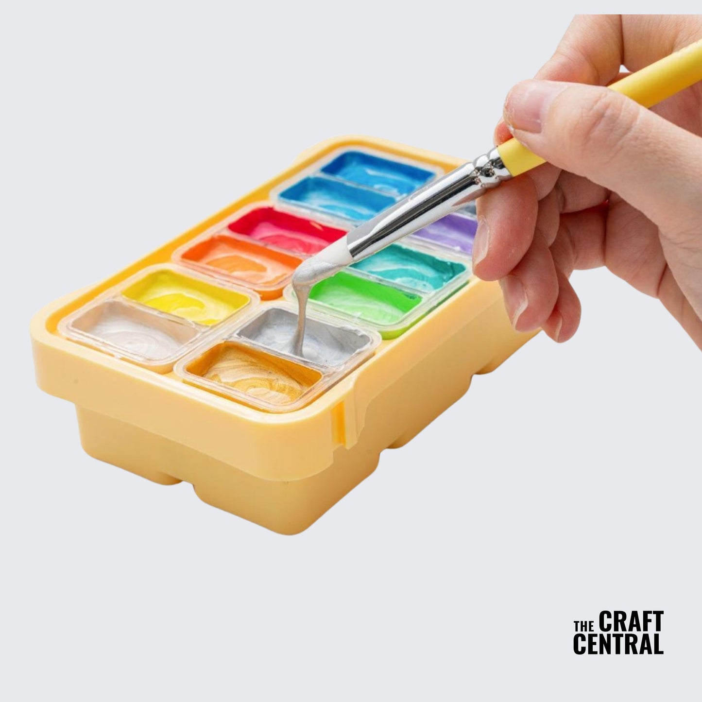 TCM HIMI Metallic Jelly Gouache Paint Set 12 Colors 12g