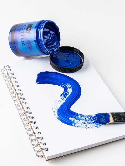 HIMI Gouache Pad 7X10'' 50 Sheets Mix Paper Pad, Side Wire