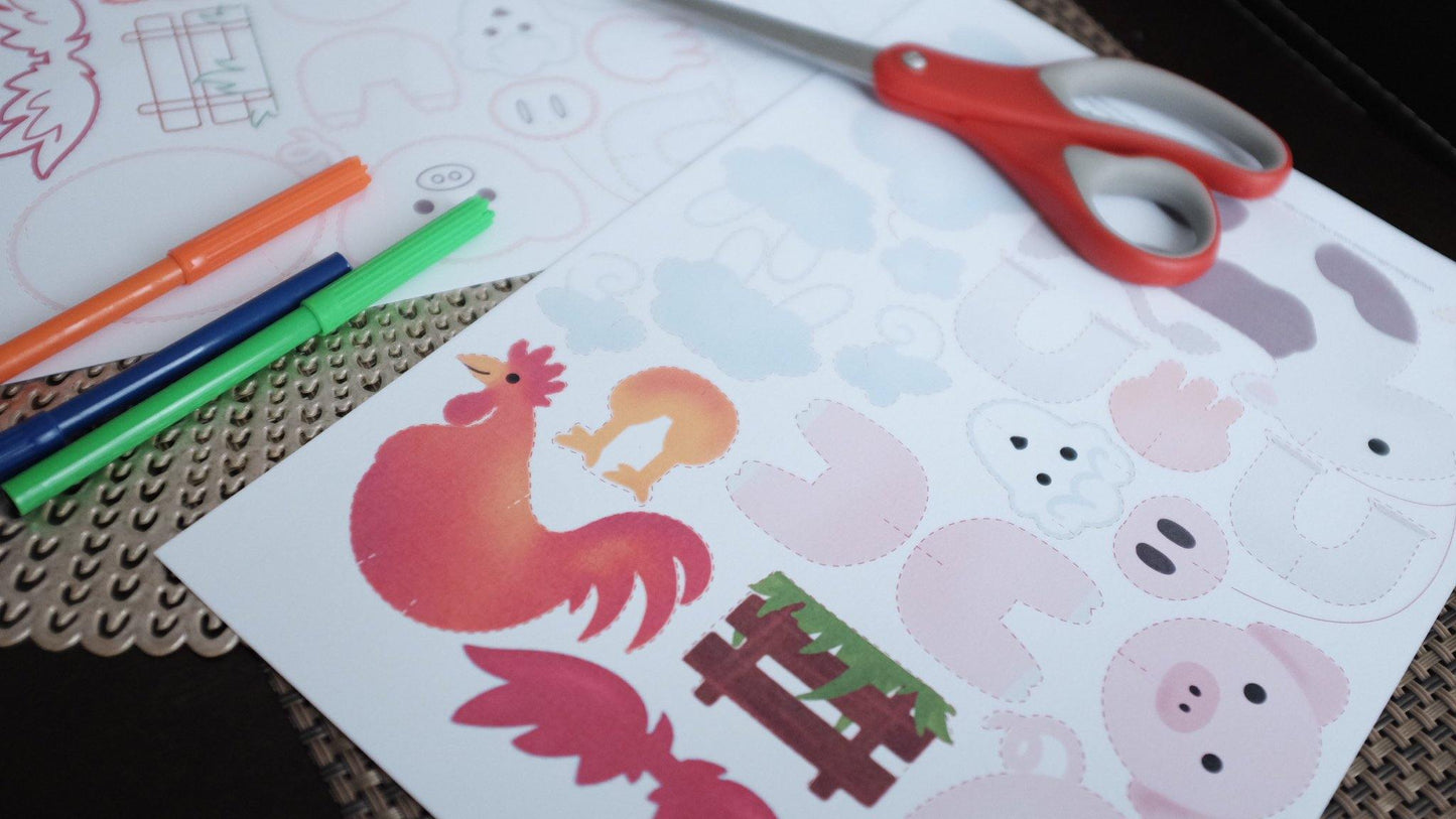 3D Cutouts: Farm Animals - The Craft Central