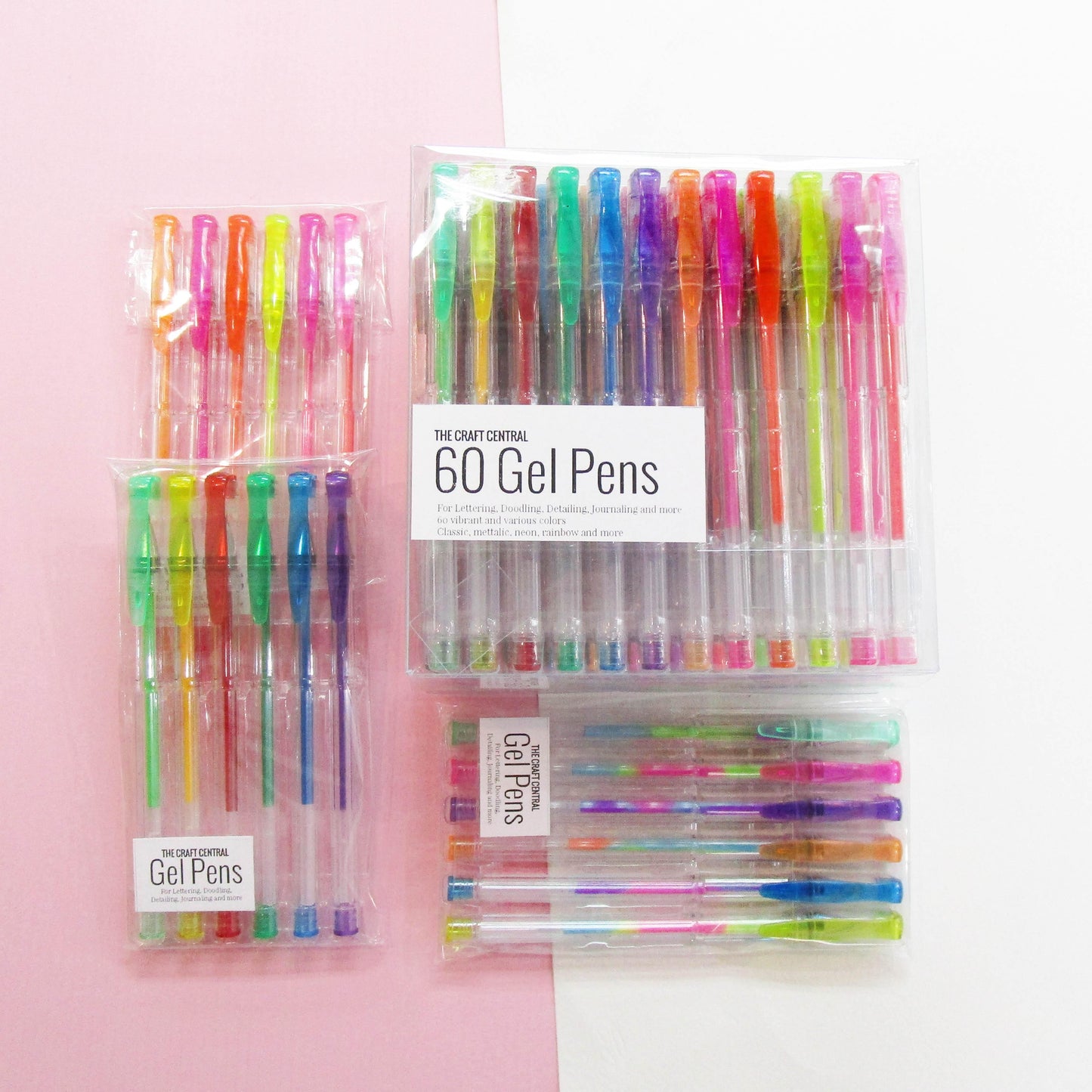 TCC 60 Gel Pens Set - The Craft Central