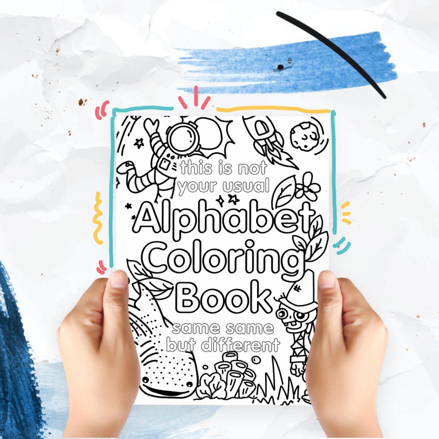 Not Your Usual Alphabet Coloring Book - The Craft Central