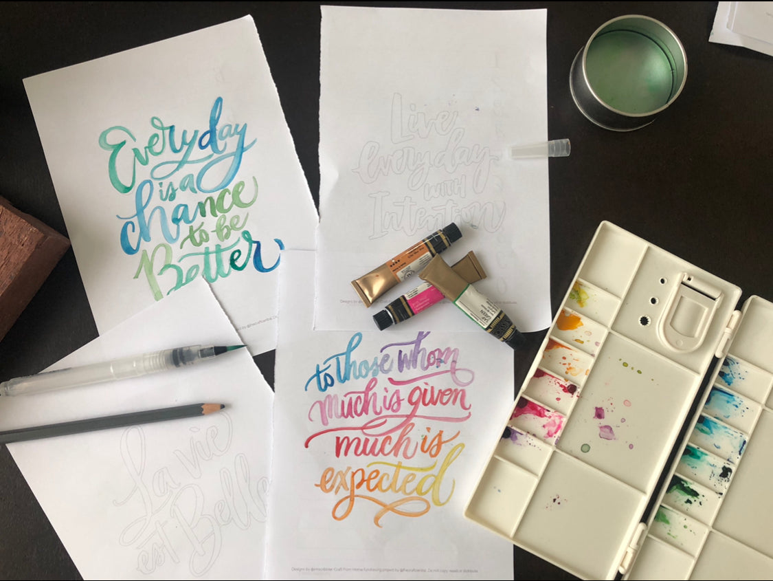 TCC Lettering Layouts Set3: Motivate