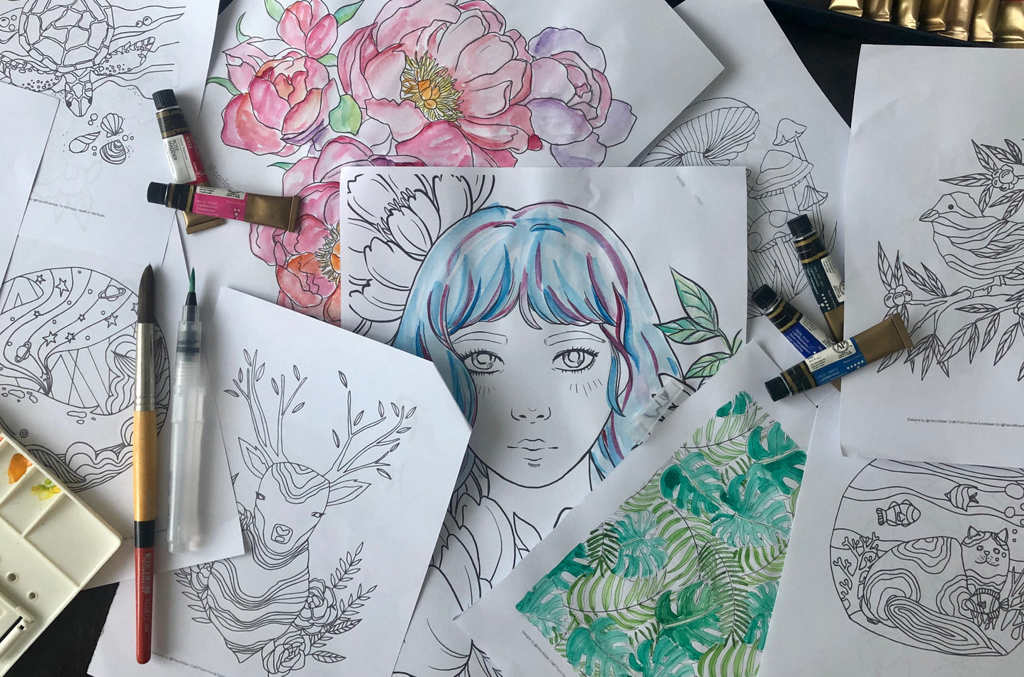 TCC Coloring Sheets Bundle 5in1