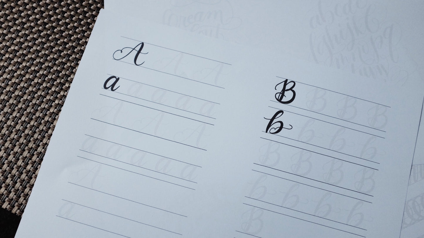 TCC Printable Workbook: Whimsical Calligraphy