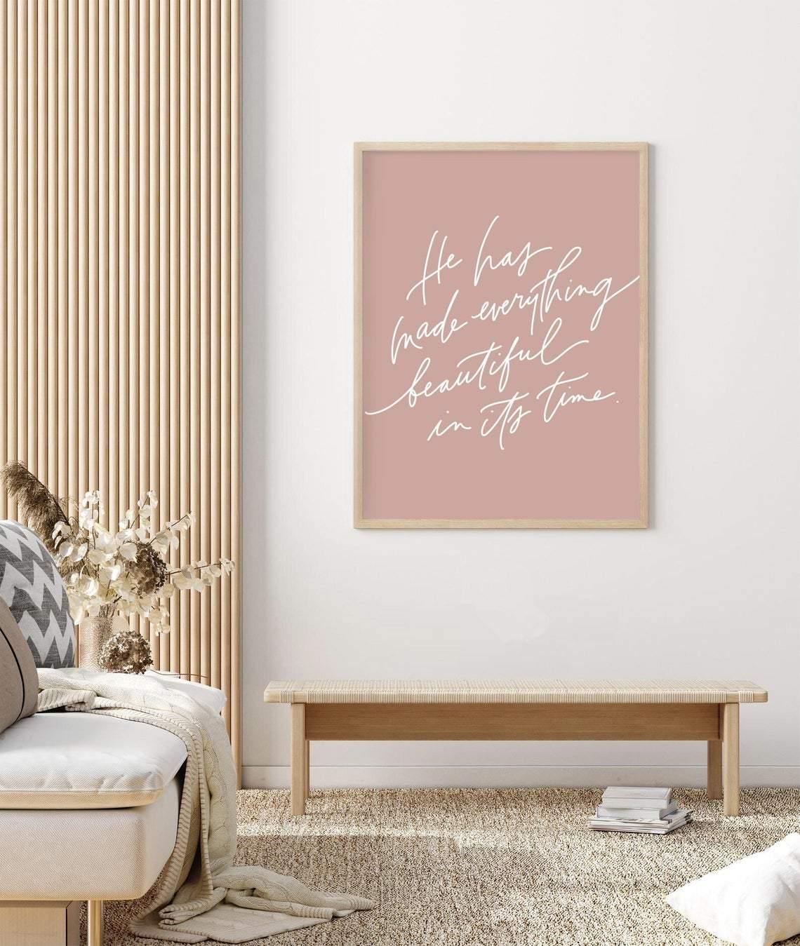 Ecclesiastes 3:11 Art Print - The Craft Central