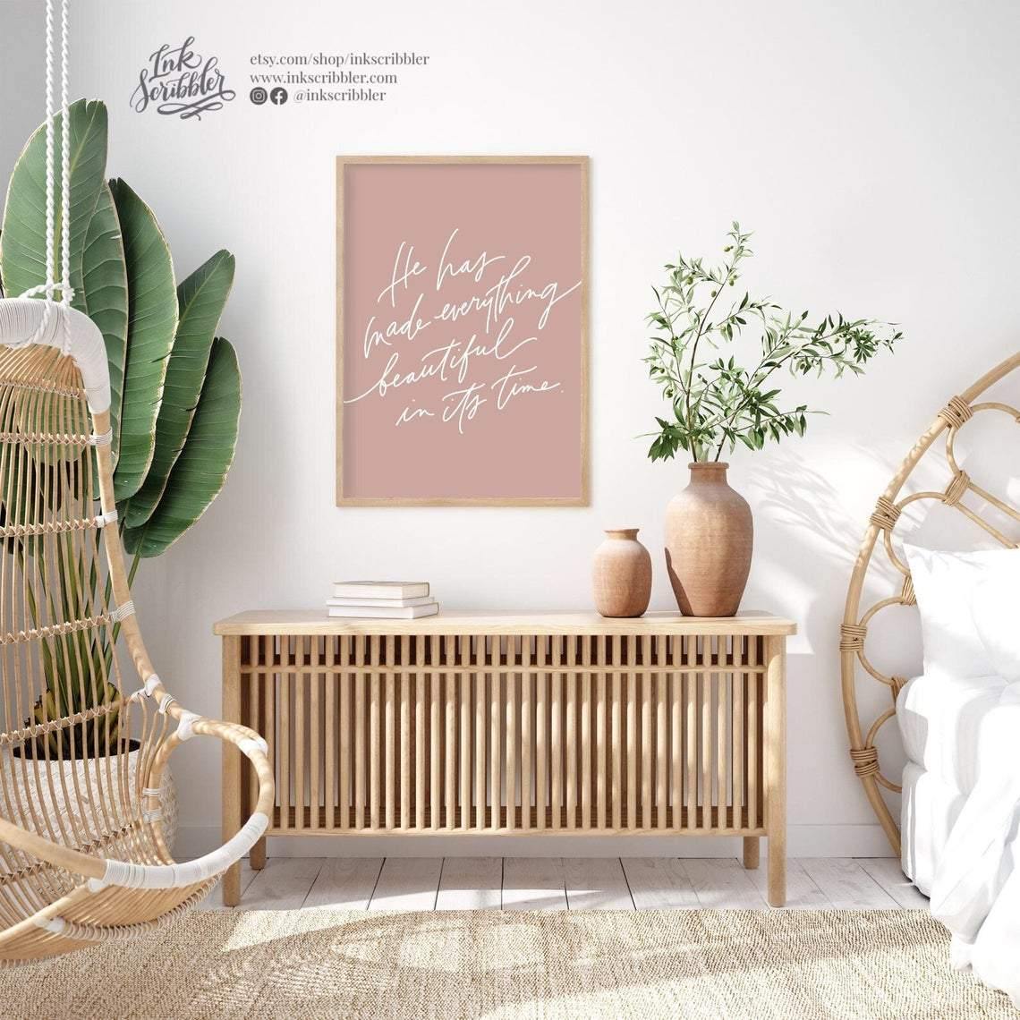 Ecclesiastes 3:11 Art Print - The Craft Central