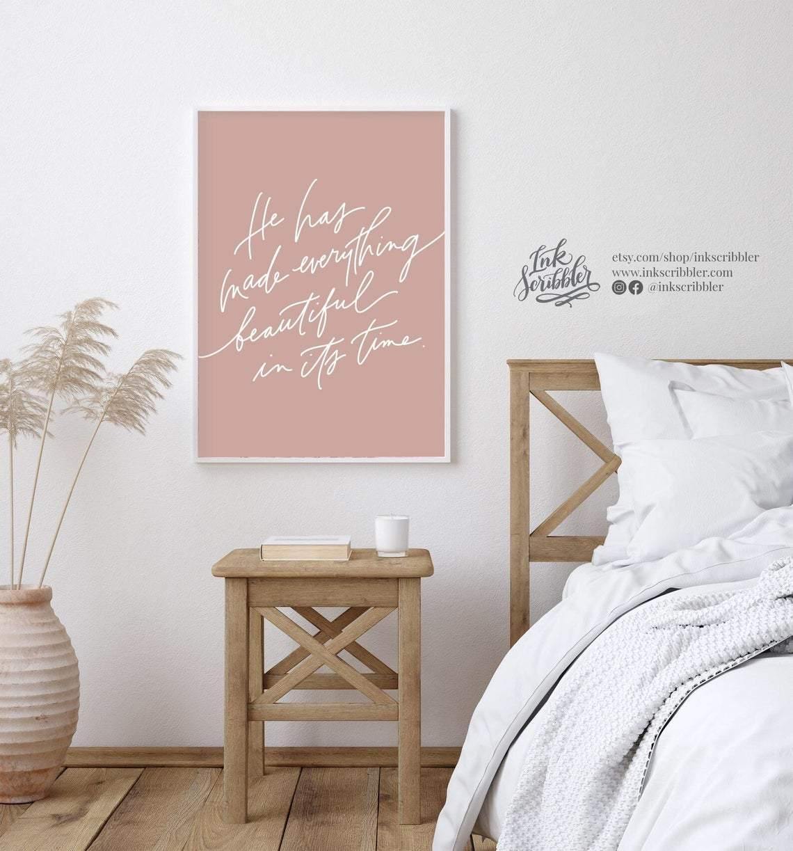 Ecclesiastes 3:11 Art Print - The Craft Central