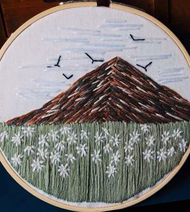 Fields Embroidery Kit - The Craft Central