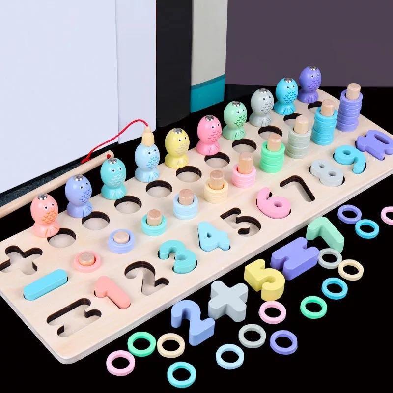 3 in 1 Wooden Math Play Set - The Craft Central