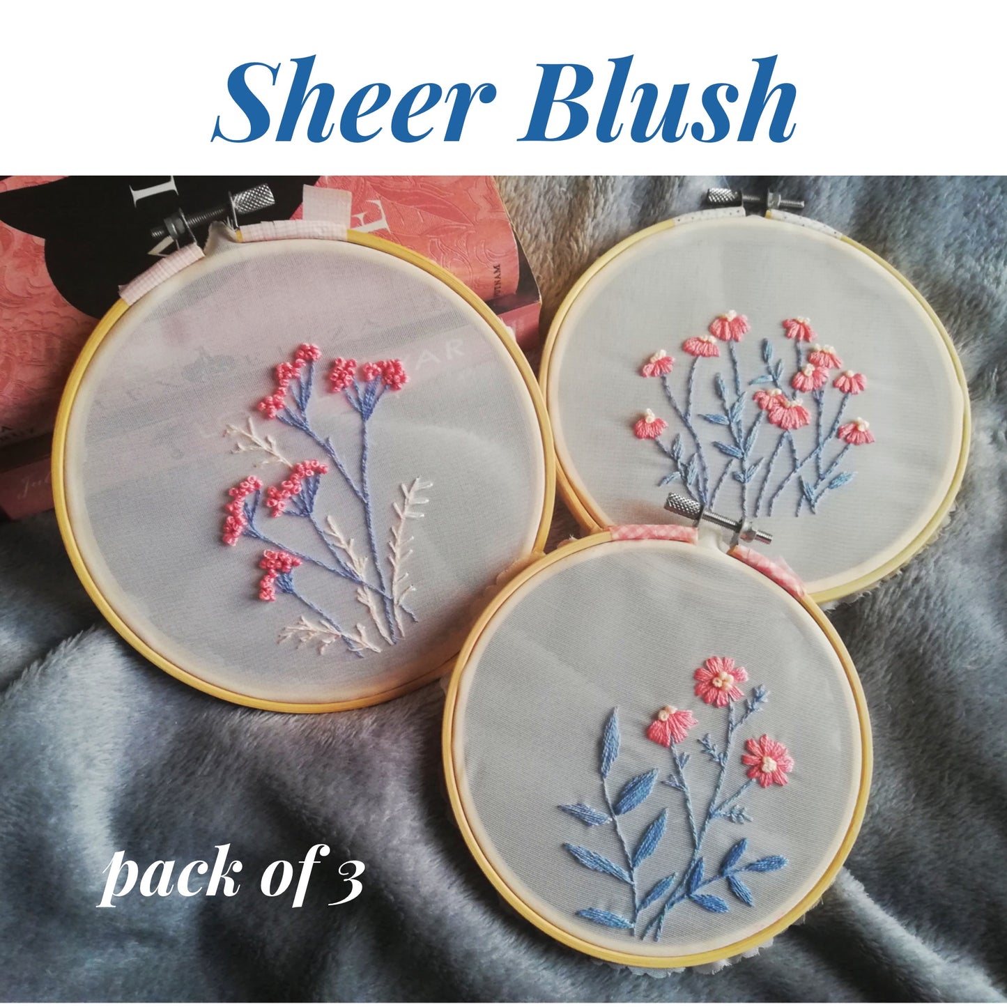 CTR Sheer Blush Embroidery Kit