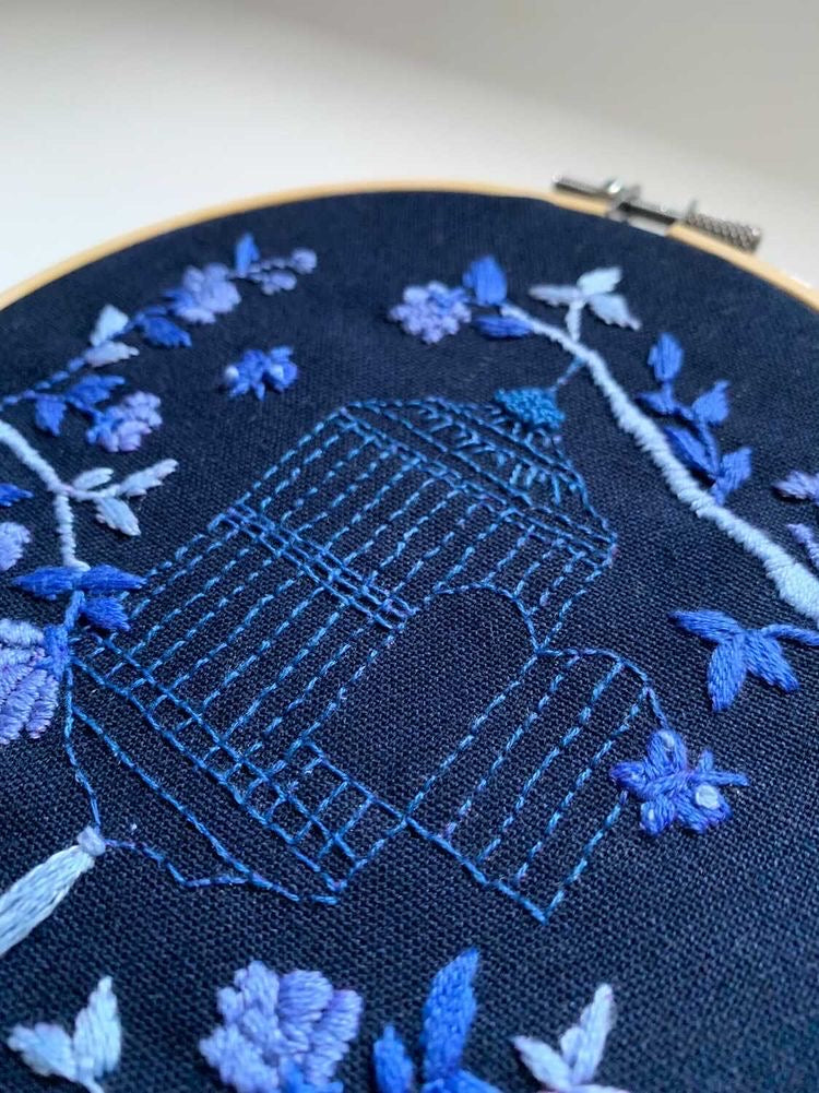 CTR Cerulean Paradise Bundle of 3 Embroidery Kit