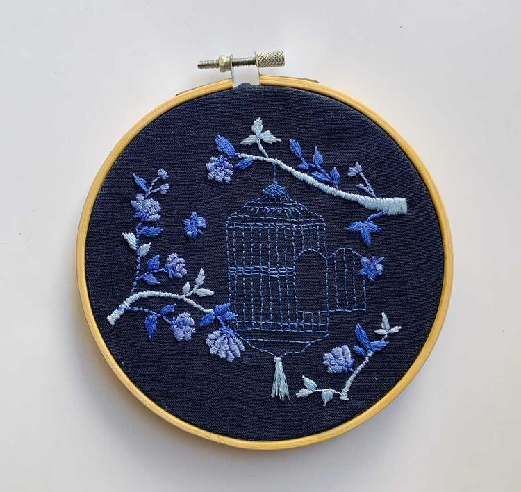 CTR Cerulean Paradise Bundle of 3 Embroidery Kit