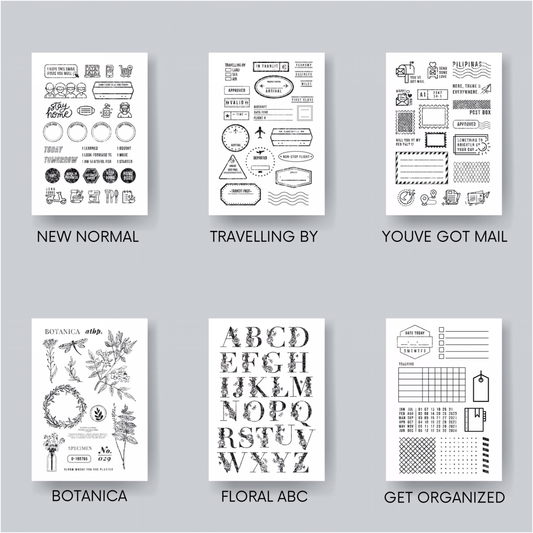 Pinoy Clear Stamps Batch 01 - The Craft Central