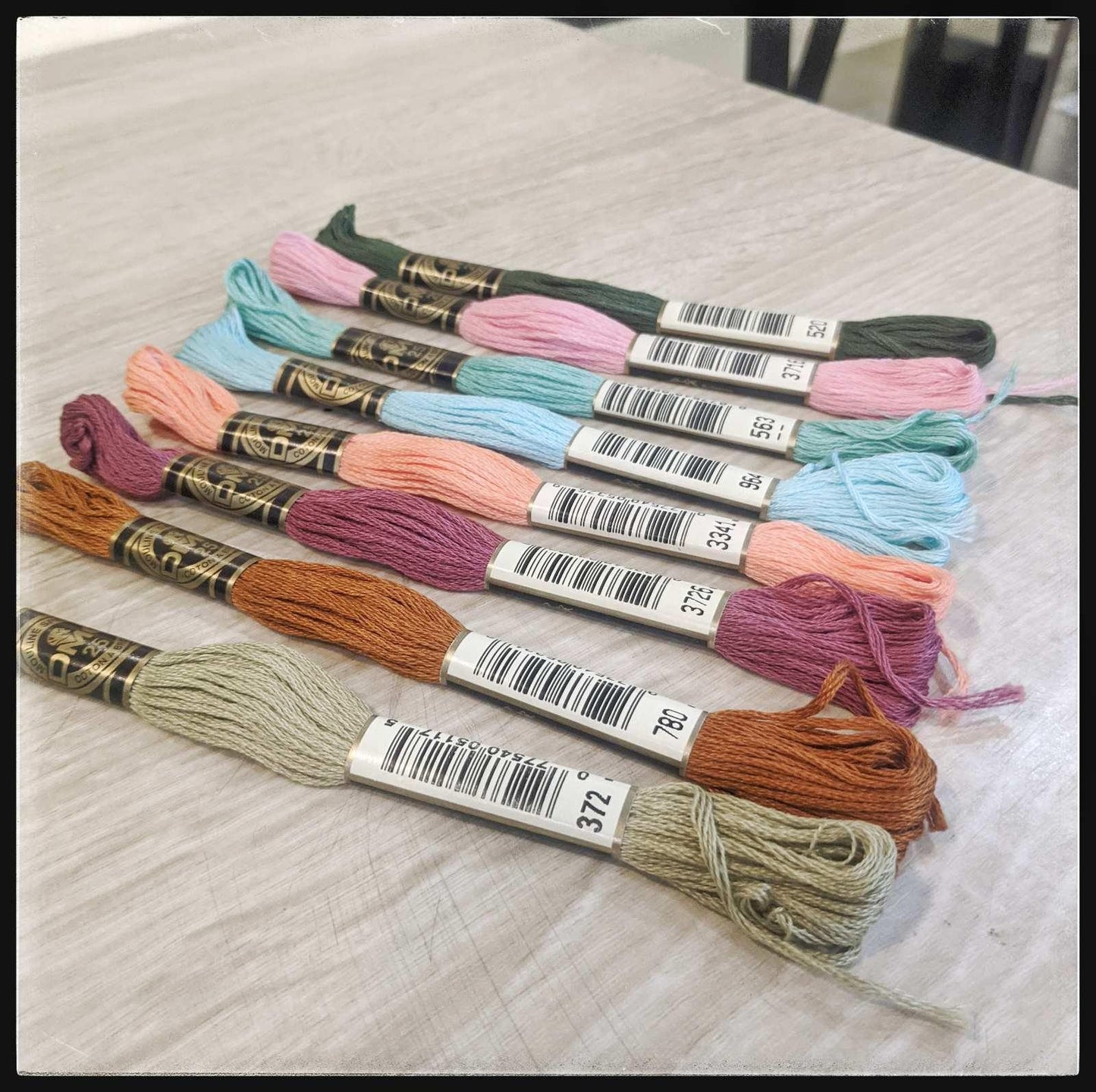 8 Skeins Assorted (DMC Thread) - The Craft Central