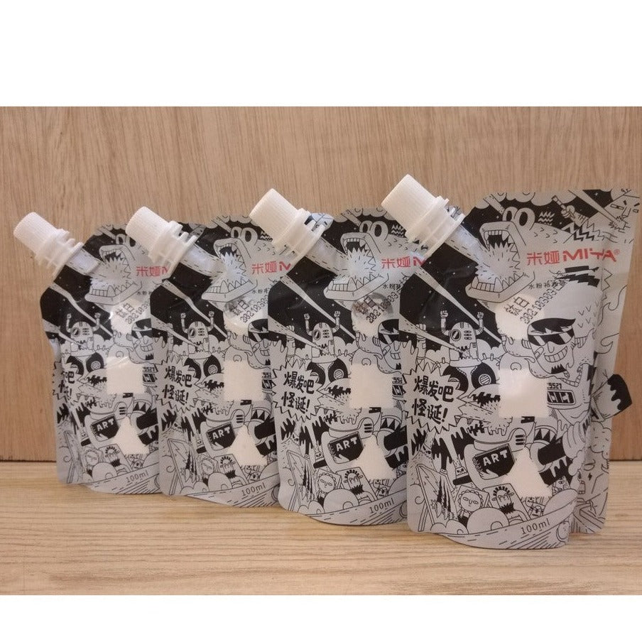 MIYA HIMI Gouache Jelly Cup 60ml/100ml Sachet (Pearl White or Titanium White)