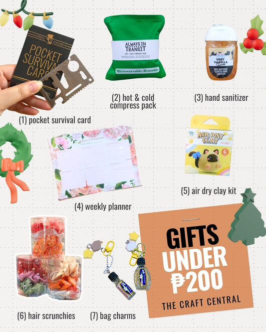 Gift Ideas Below 200 Pesos at The Craft Central