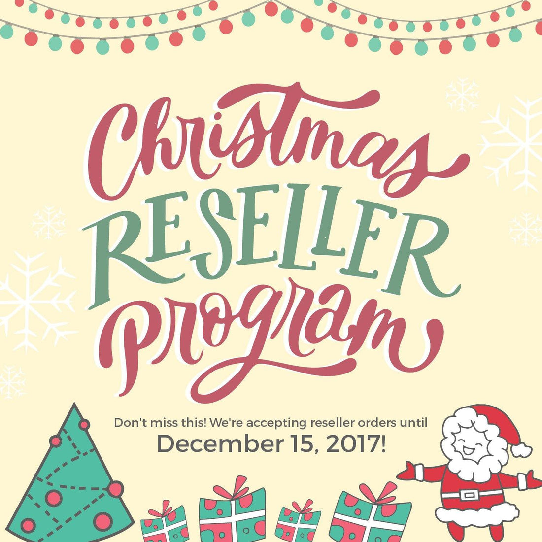 CHRISTMAS RESELLER PROGRAM - The Craft Central