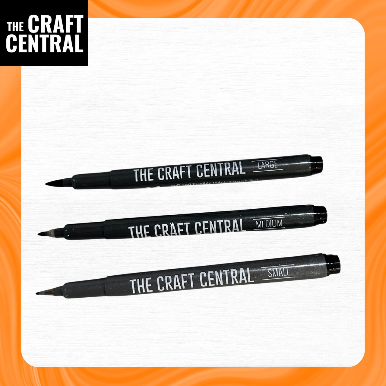 TCC Calligraphy Brush Pens - Set of 3