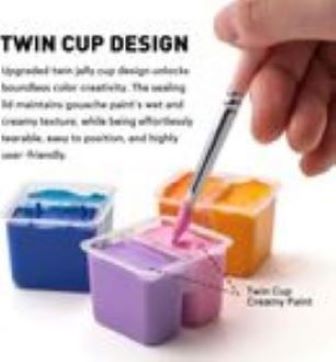 TCM Himi Miya  Double cups 48 Colors 12g Gouache Paint Set