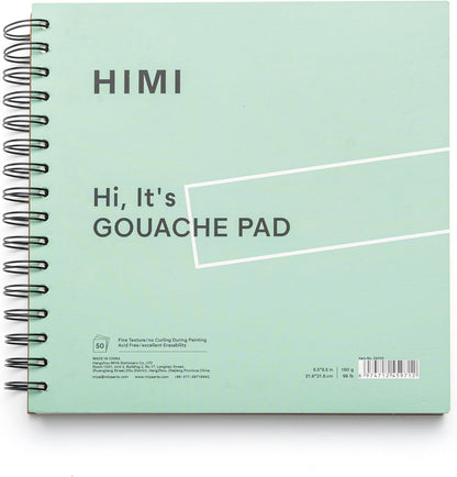 Miya Himi Gouache Pad 8.5 x 8.5 50 Sheets Mix Paper Pad