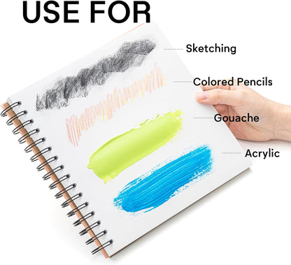 Miya Himi Gouache Pad 8.5 x 8.5 50 Sheets Mix Paper Pad