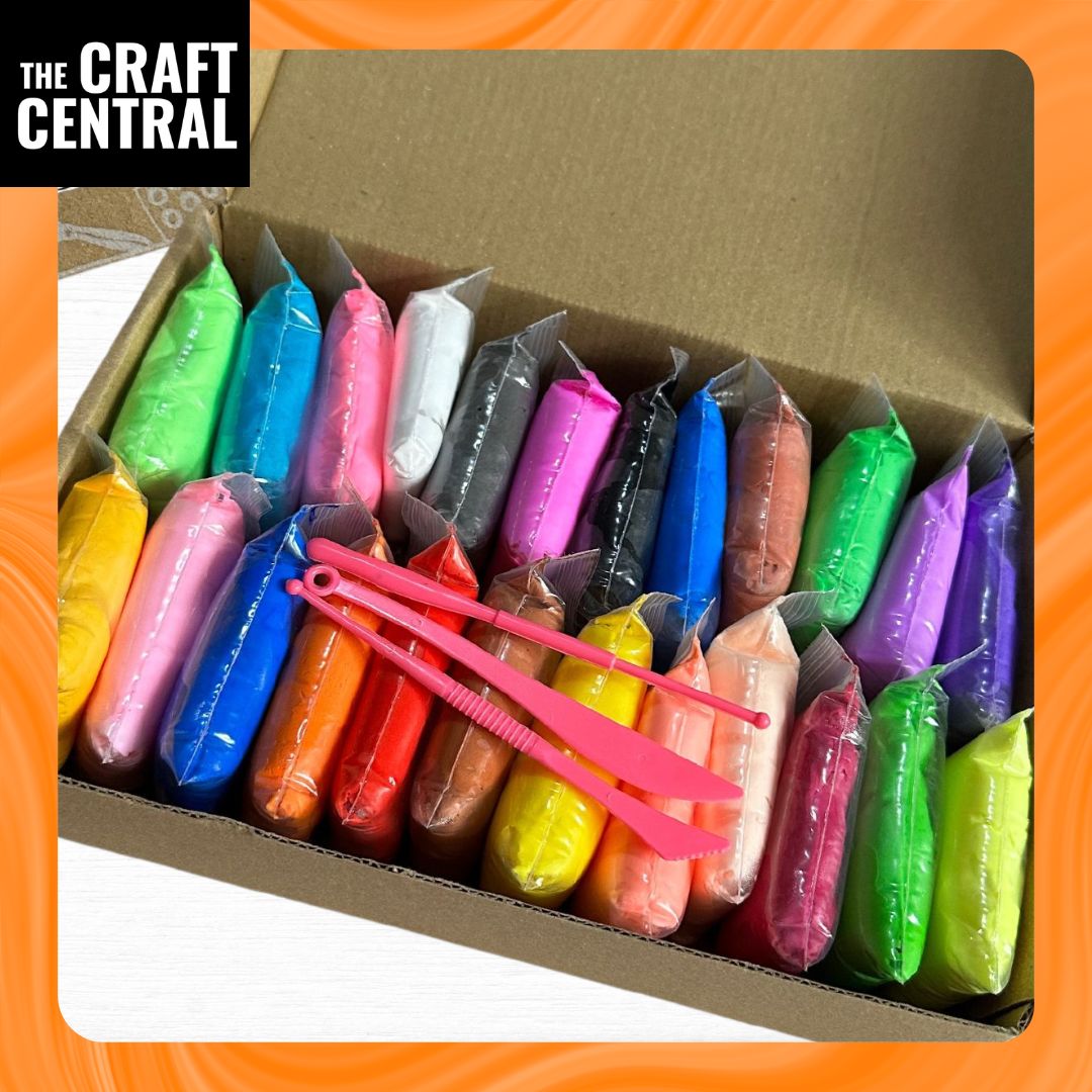 TCC Air Dry Clay Kit 24 colors