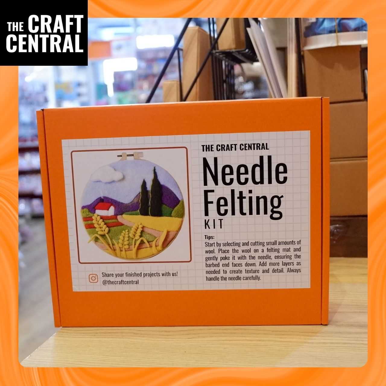 2D  Needle Felting Kit - The Craft Central
