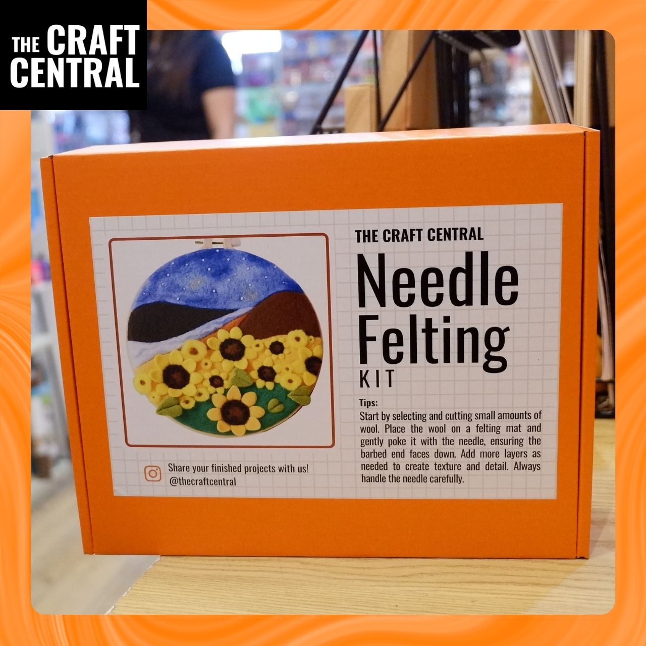 2D  Needle Felting Kit - The Craft Central