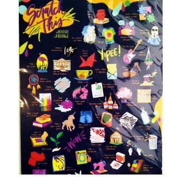 INK Creative Challenge Bucket List Scratch