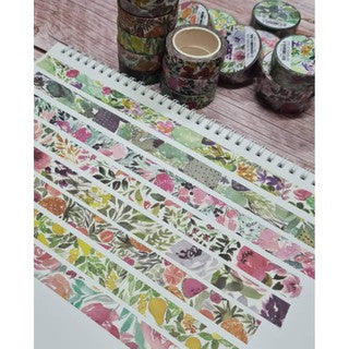 Floral Washi tape -INK SCRIBBLER