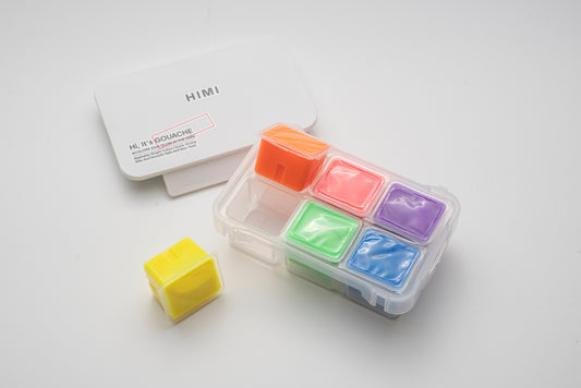 Miya Himi GLOW IN THE DARK 6's  Goauche set 23ML