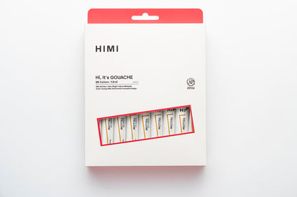TCM Miya HIMI Gouache Tube Set 12ml
