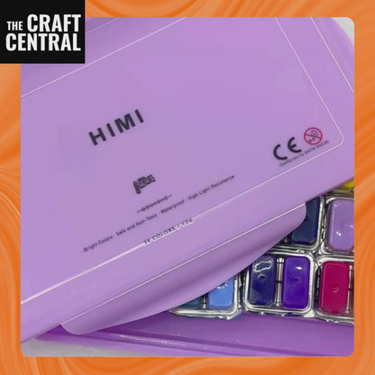 TCM Himi Gouache Paint Set, Double cups 36 Colors X 12Ml