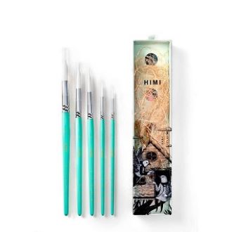 TCM MIYA HIMI 5PC LITTLE BIRD WATERCOLOR PAINT BRUSHES