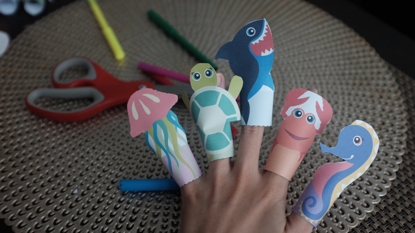 TCC Finger Puppets - Under the Sea