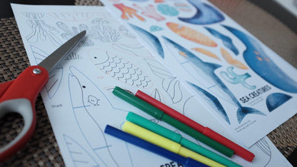 3D Cutouts: Sea Creatures - The Craft Central