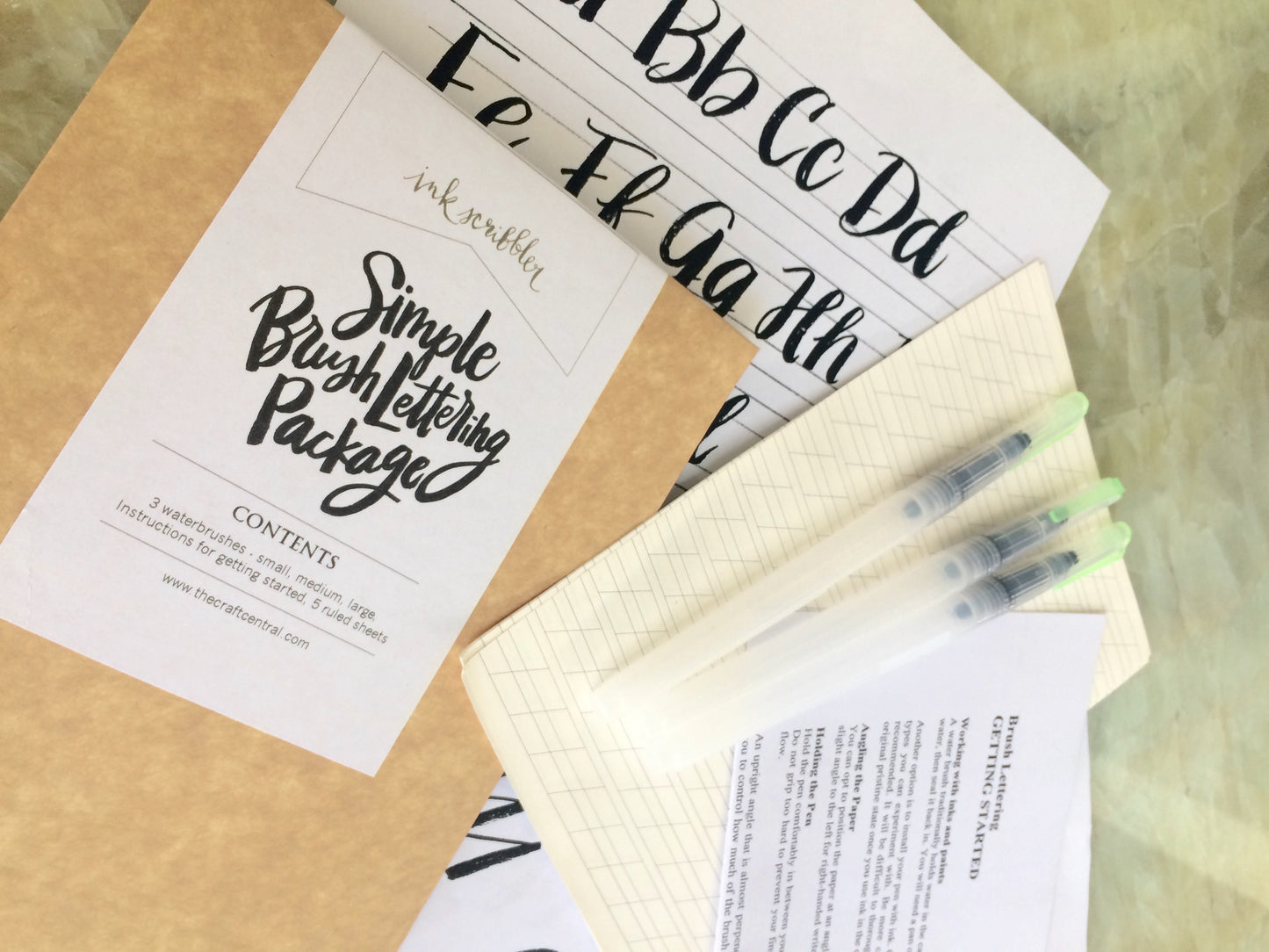 TCC Simple Brush Lettering Package