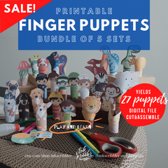 TCC Finger Puppets - 5in1 Bundle