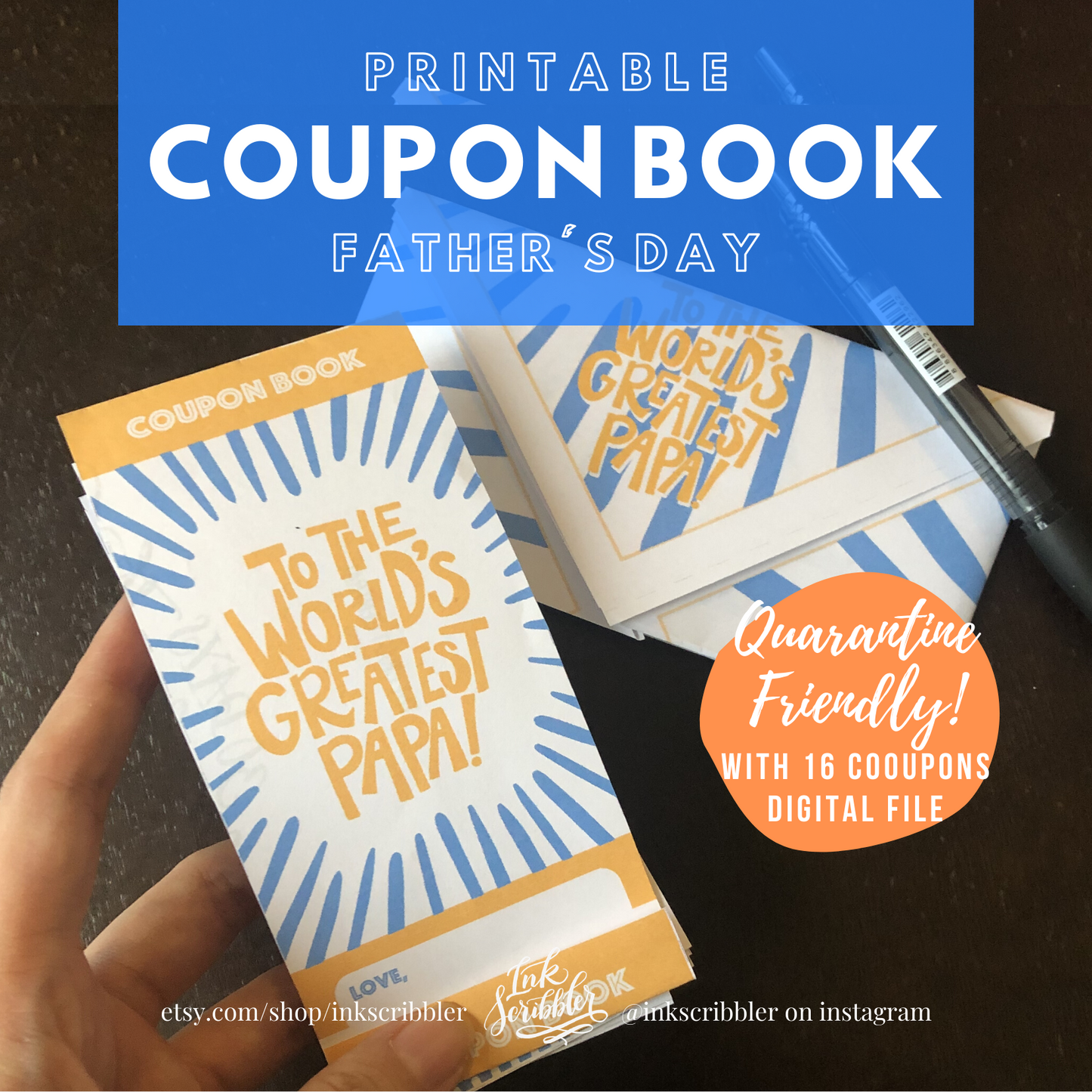 Father's Day Coupon Book Printable - The Craft Central