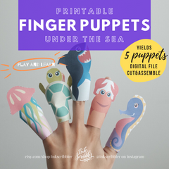 TCC Finger Puppets - Under the Sea