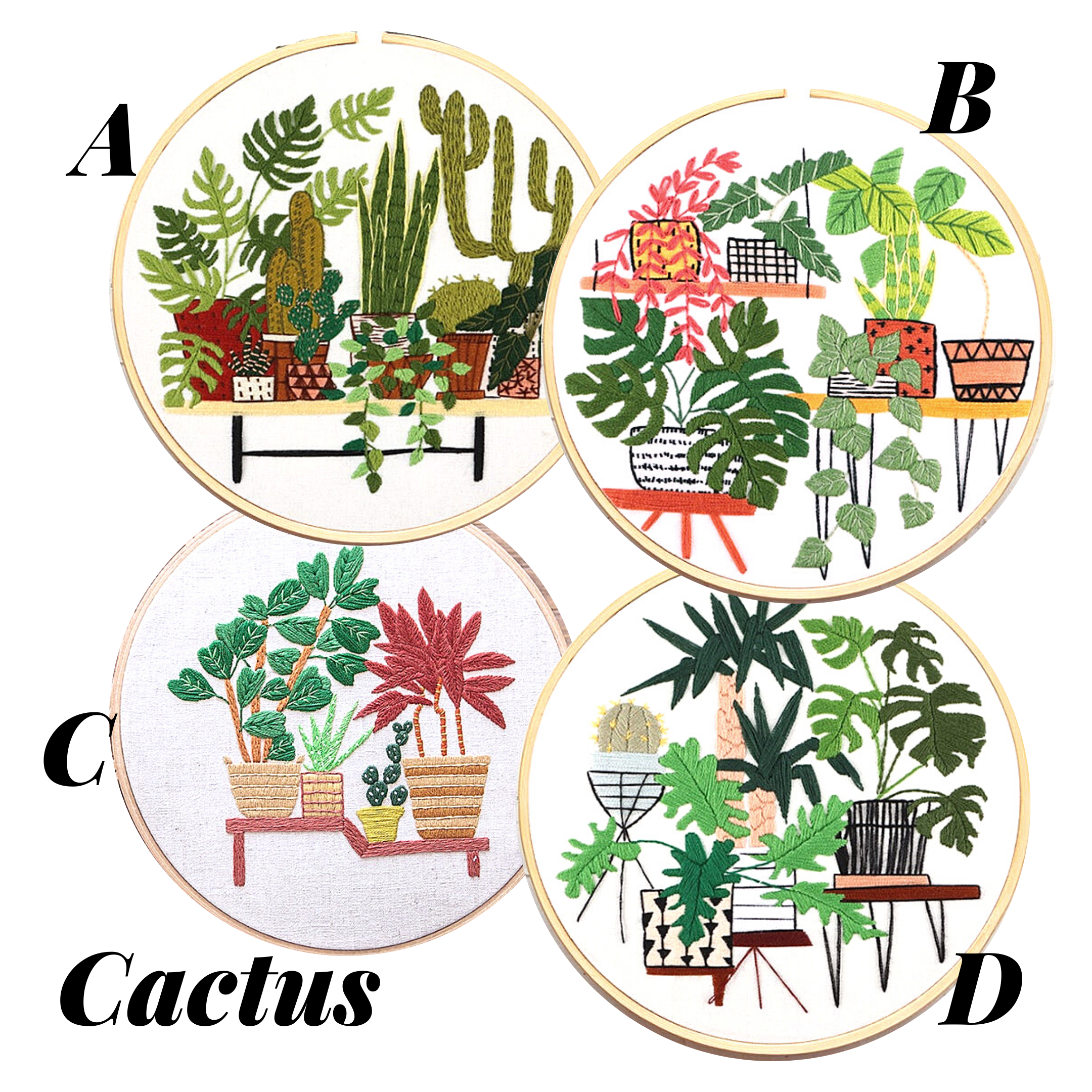 Cactus Embroidery Kit - The Craft Central
