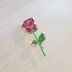 SIM Red Rose Pin by Simplifist Paper and Pins