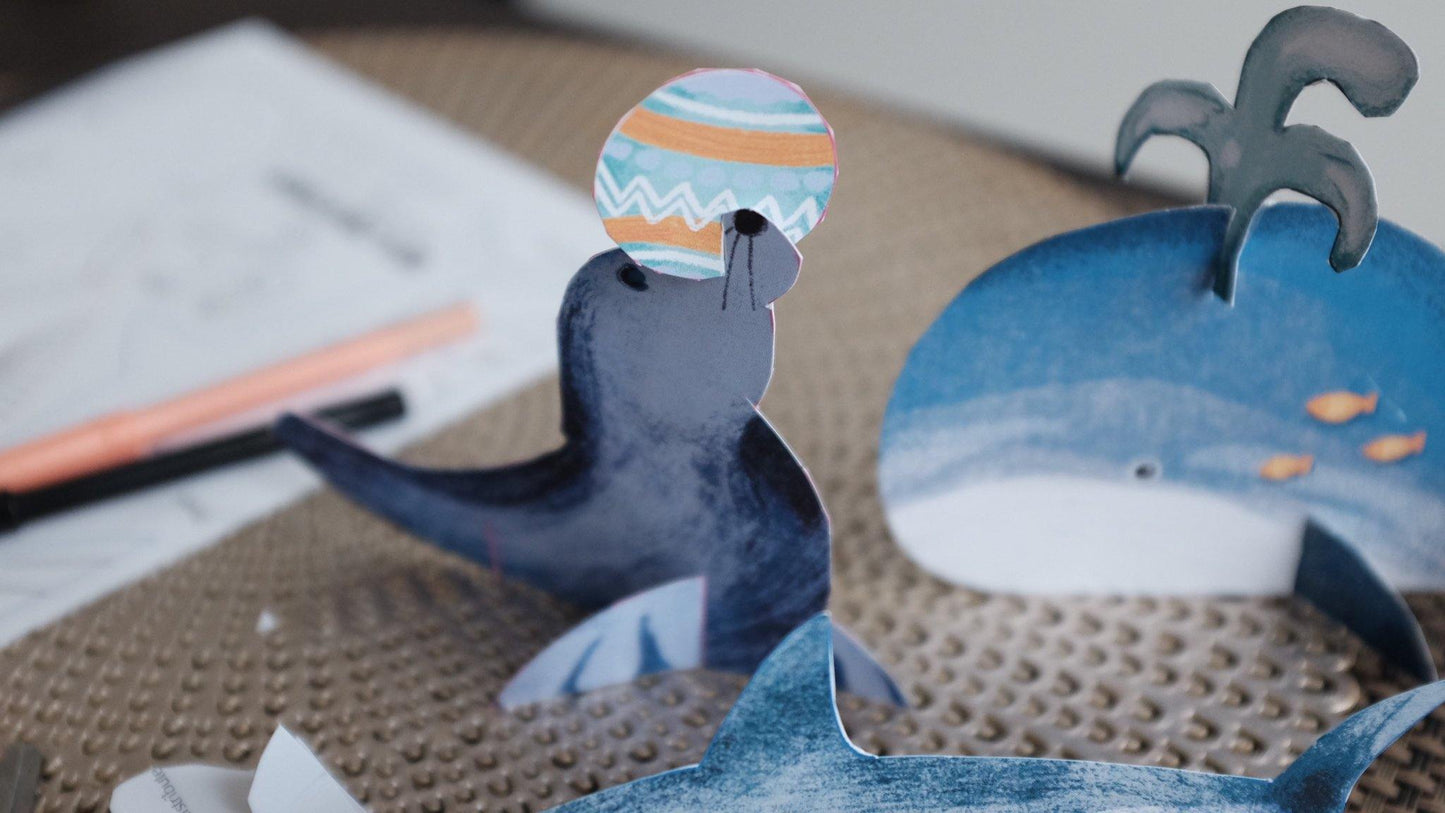 3D Cutouts: Sea Creatures - The Craft Central