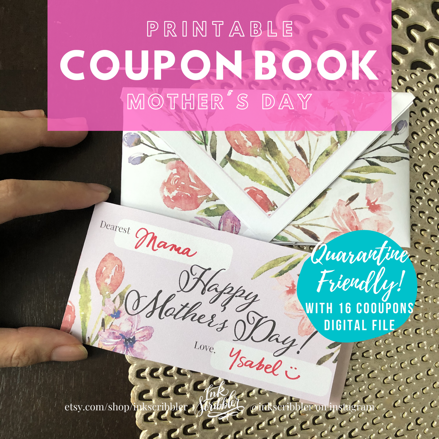 Mother's Day Coupon Book Printable - The Craft Central