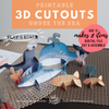 3D Cutouts: Sea Creatures - The Craft Central