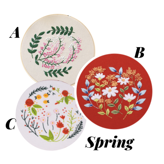 Spring Embroidery Kit - The Craft Central